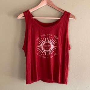 Tank Top // Burnt Orange // Size Small